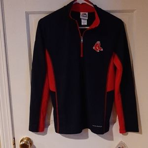 NWT Boston Red Sox Majestic 1/4 Zip Top